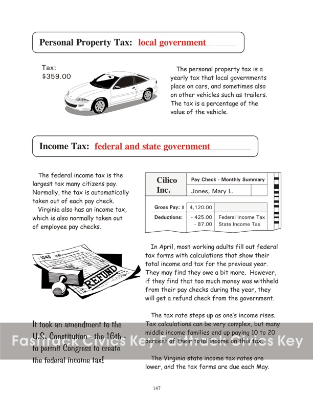 The Taxes We Pay - continued